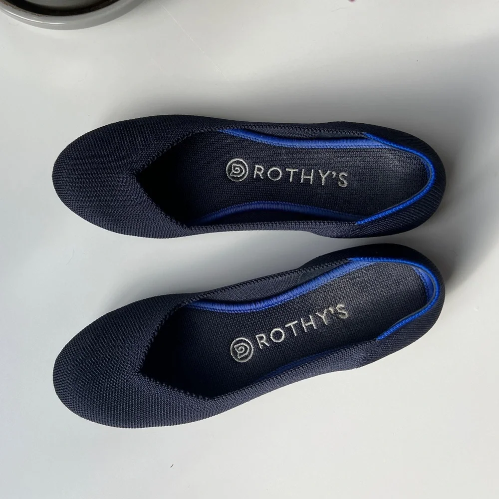Rothy's Deep Blue Loafers - Picture 3 of 6